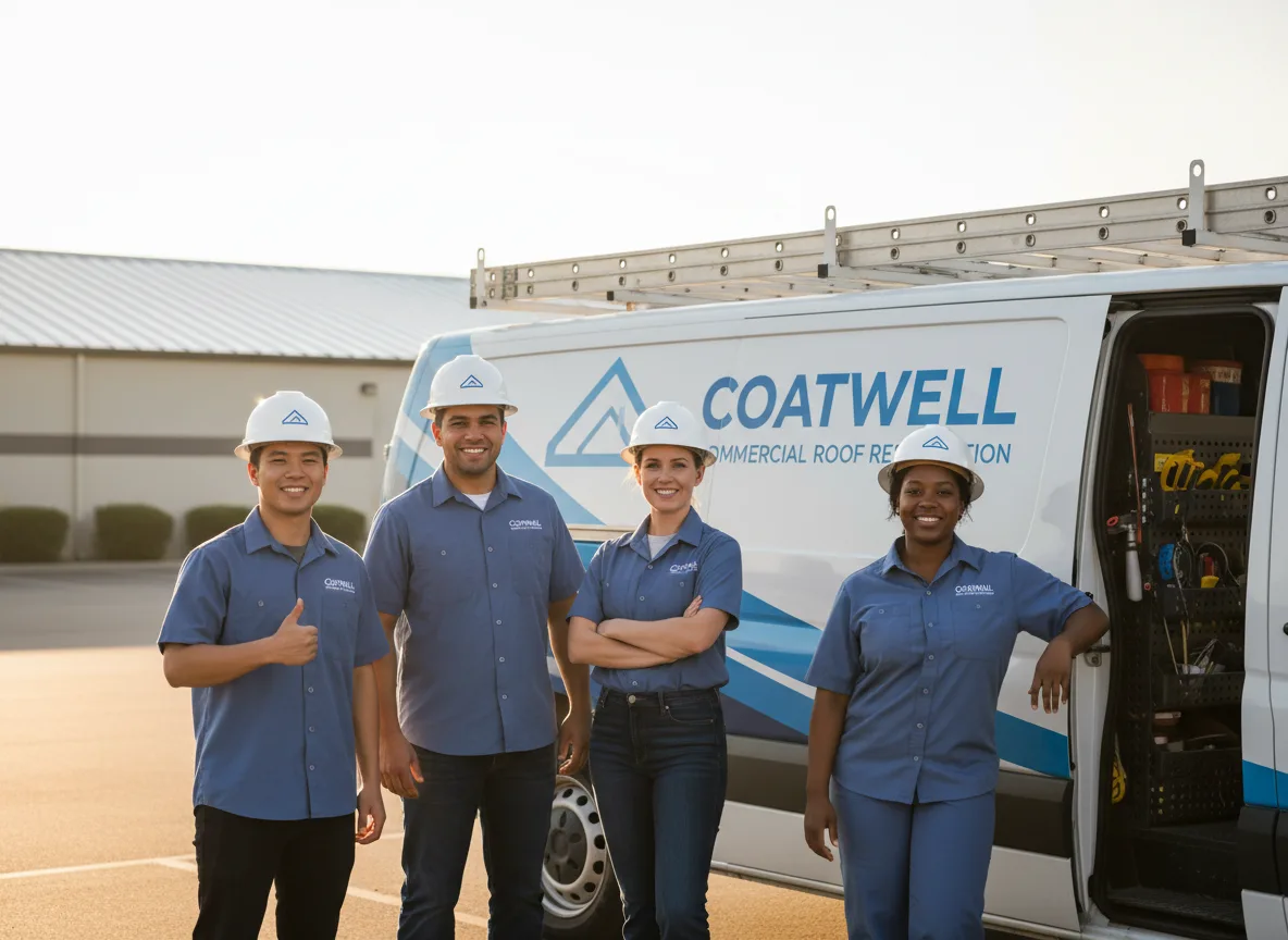 Commercial roof coating company in Cuney, TX